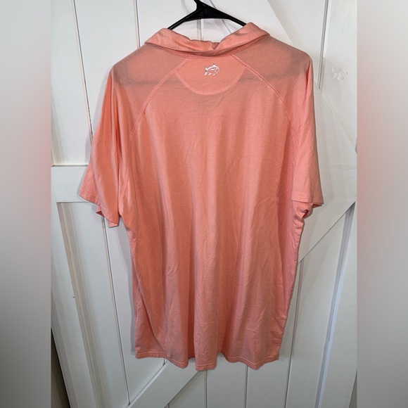 SOUTHERN TIDE  RACQUET POLO SHIRT. PIMA COTTON & BAMBOO JERSEY BLEND. SIZE XXL - Picture 3 of 5